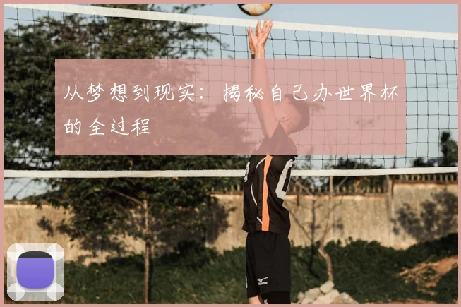 从梦想到现实：揭秘自己办世界杯的全过程