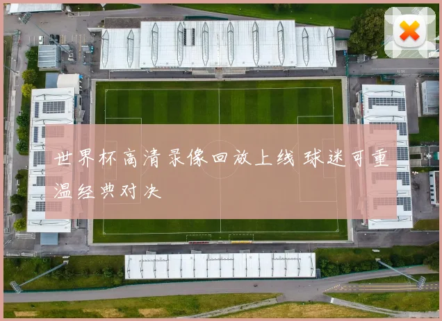 世界杯高清录像回放上线 球迷可重温经典对决